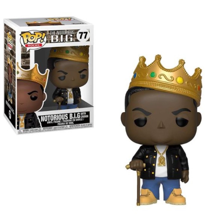 Funko Pop! The Notorious B.I.G. 77 Notorious B.I.G With Crown - See Description