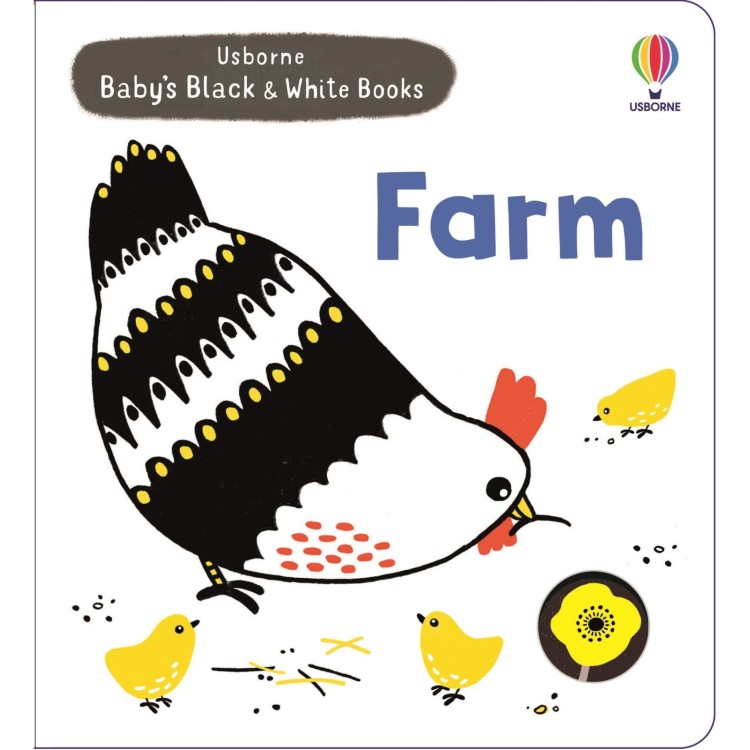 Usborne Baby's Black & White Books - Farm