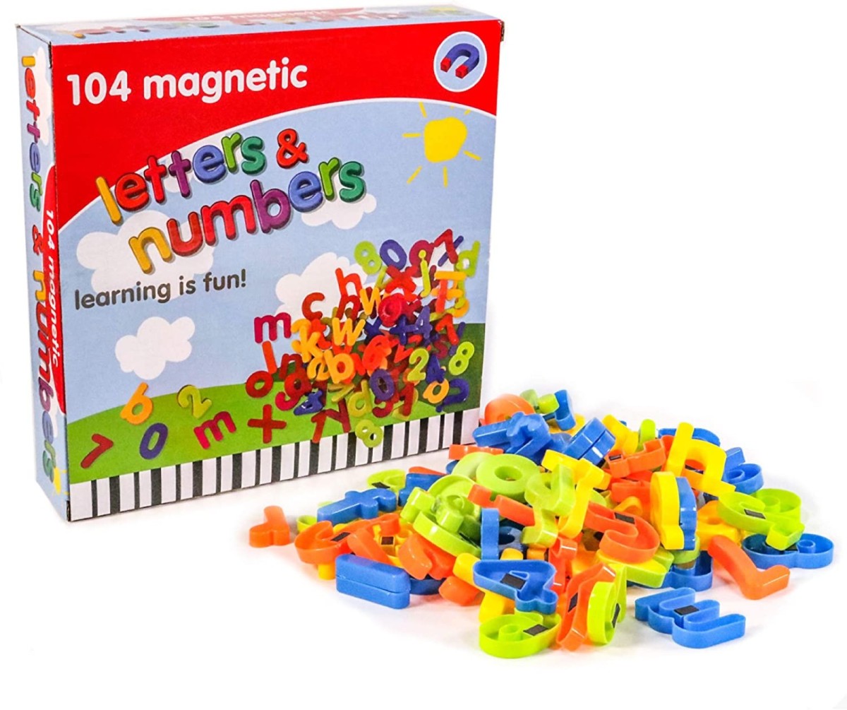 KTL 104 Magnetic Letters Numbers TY5501 ArgosyToys