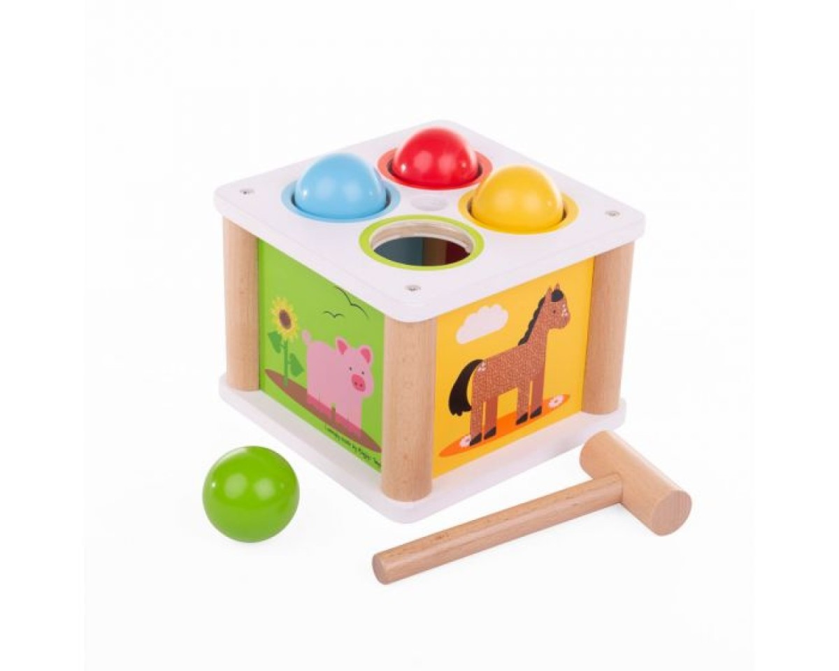 Bigjigs Tap Tap Ball Wooden Toy BB551 ArgosyToys