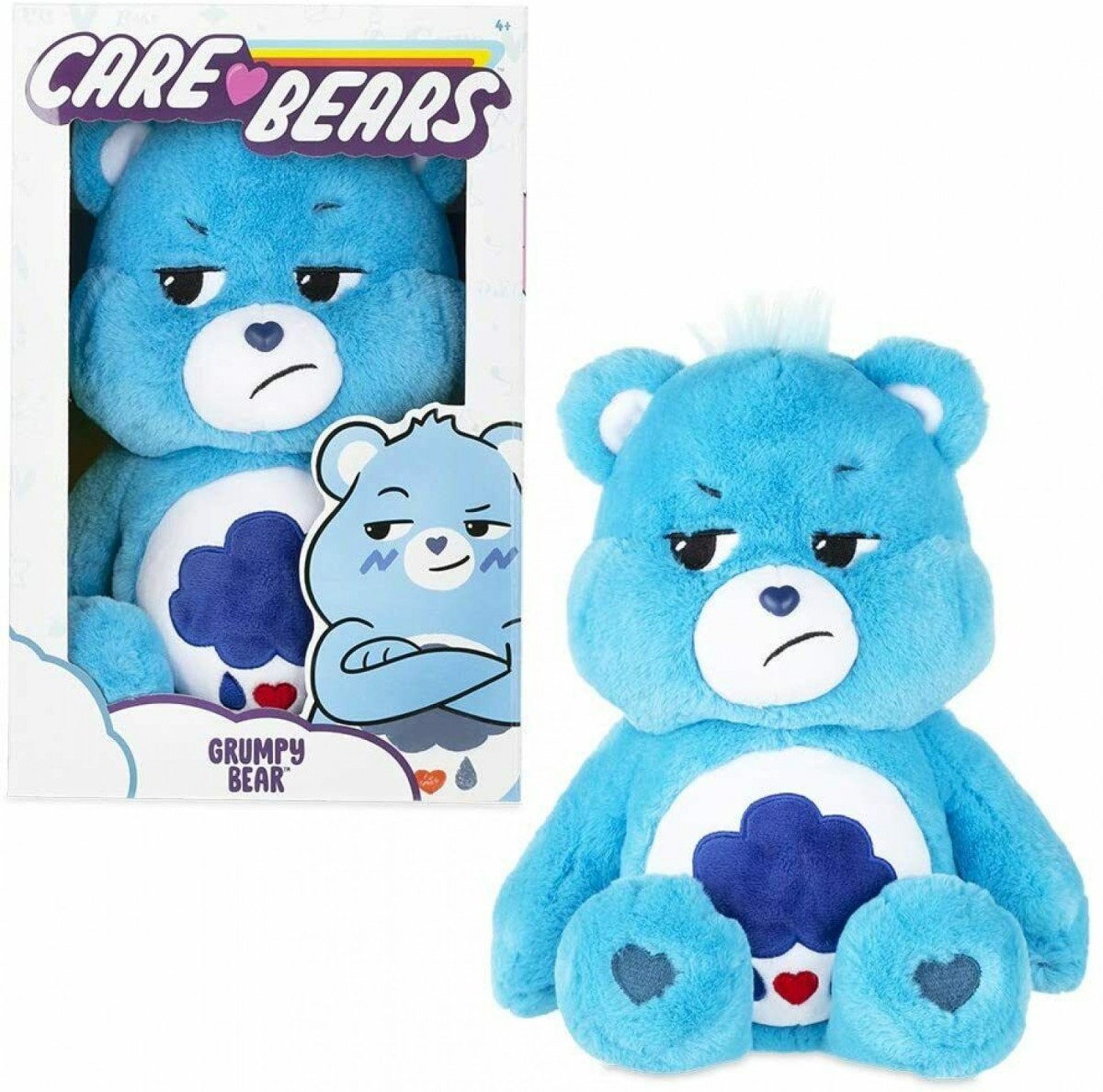 Care Bears Grumpy Bear 14inch Medium In Box BLUE Argosy Toys