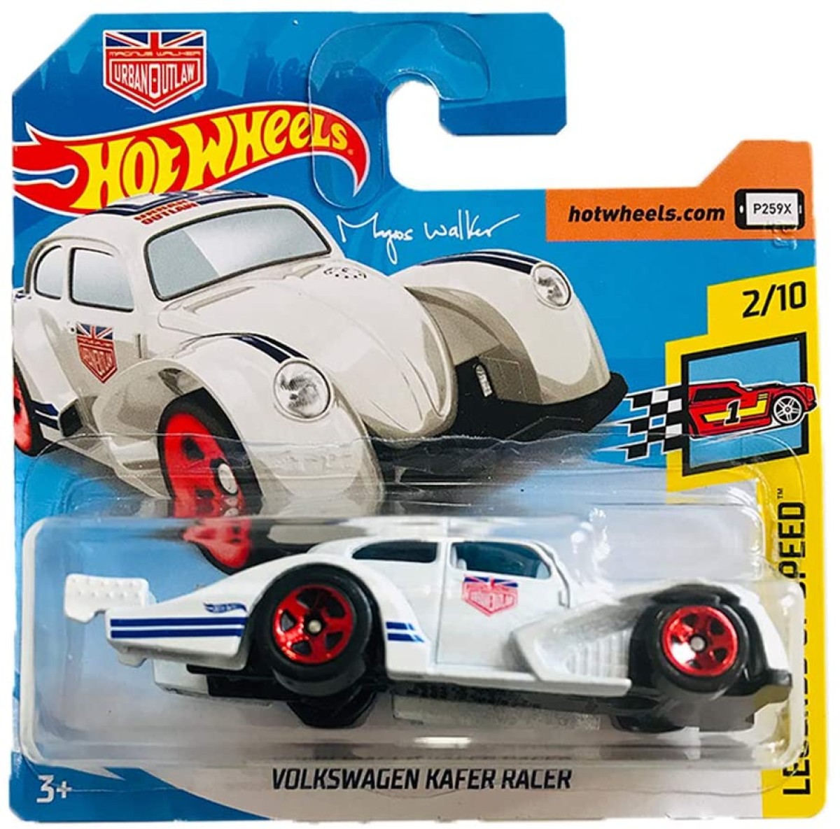 hot wheels volkswagen kafer racer white