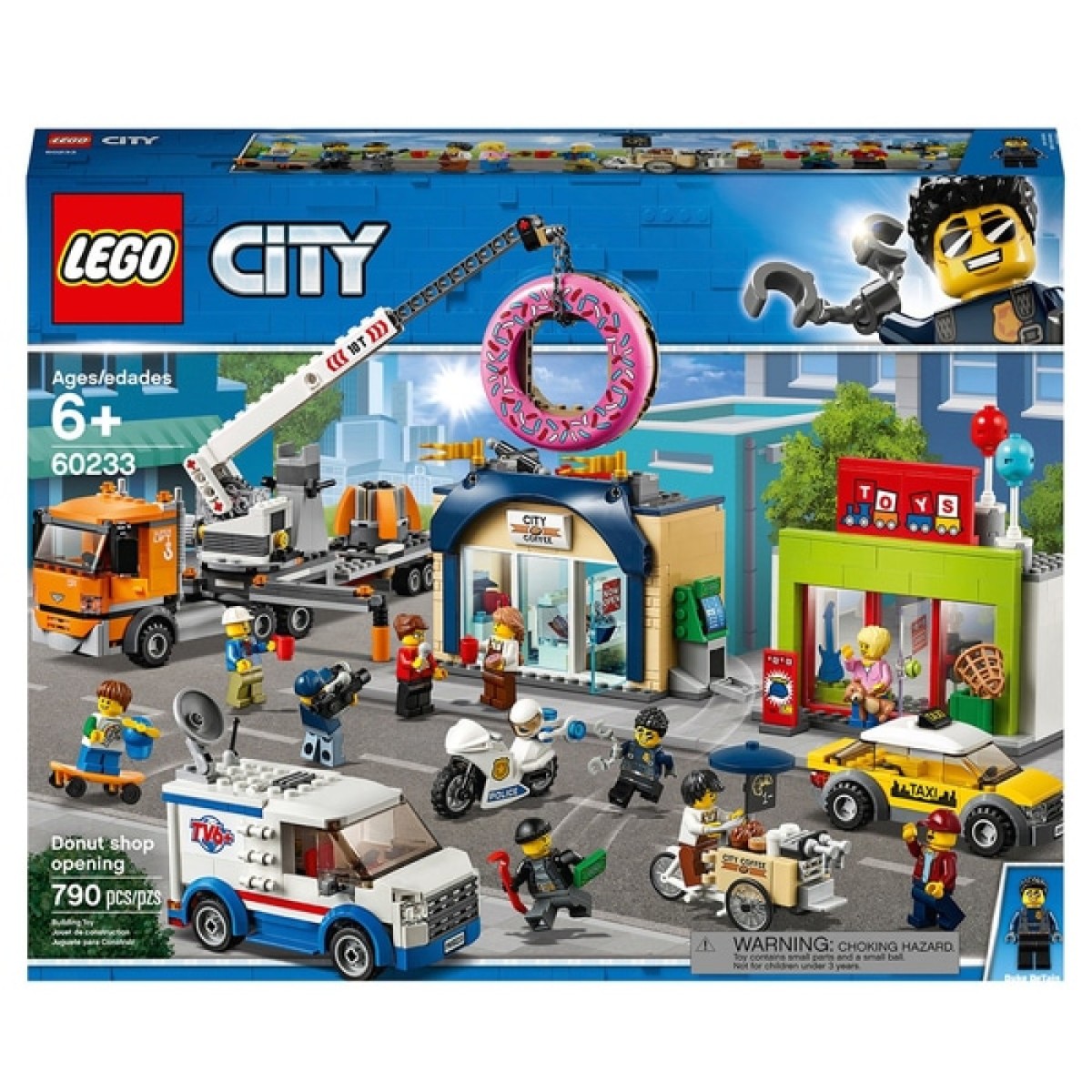 Lego City  60233 Donut Shop Opening Argosy Toys 