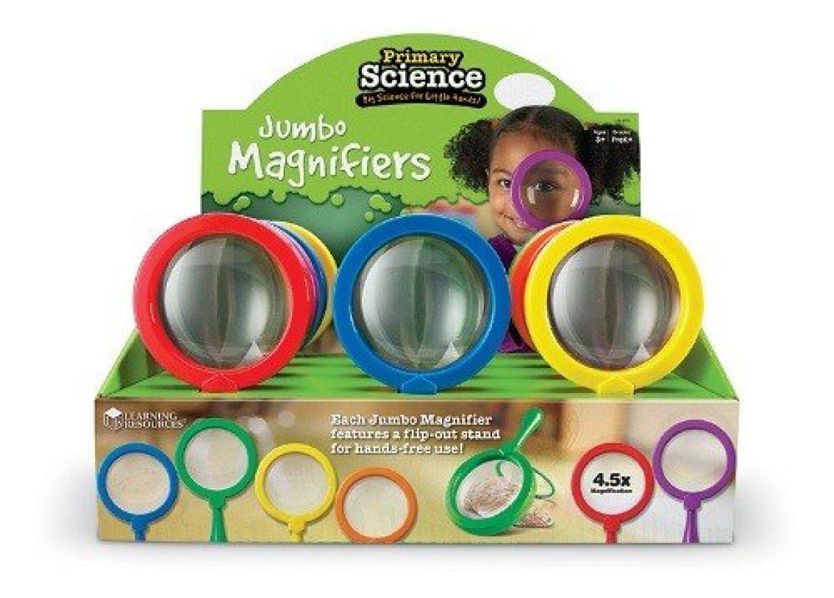 1 x Childrens Jumbo Magnifier Magnifying Glass New Learning Resources