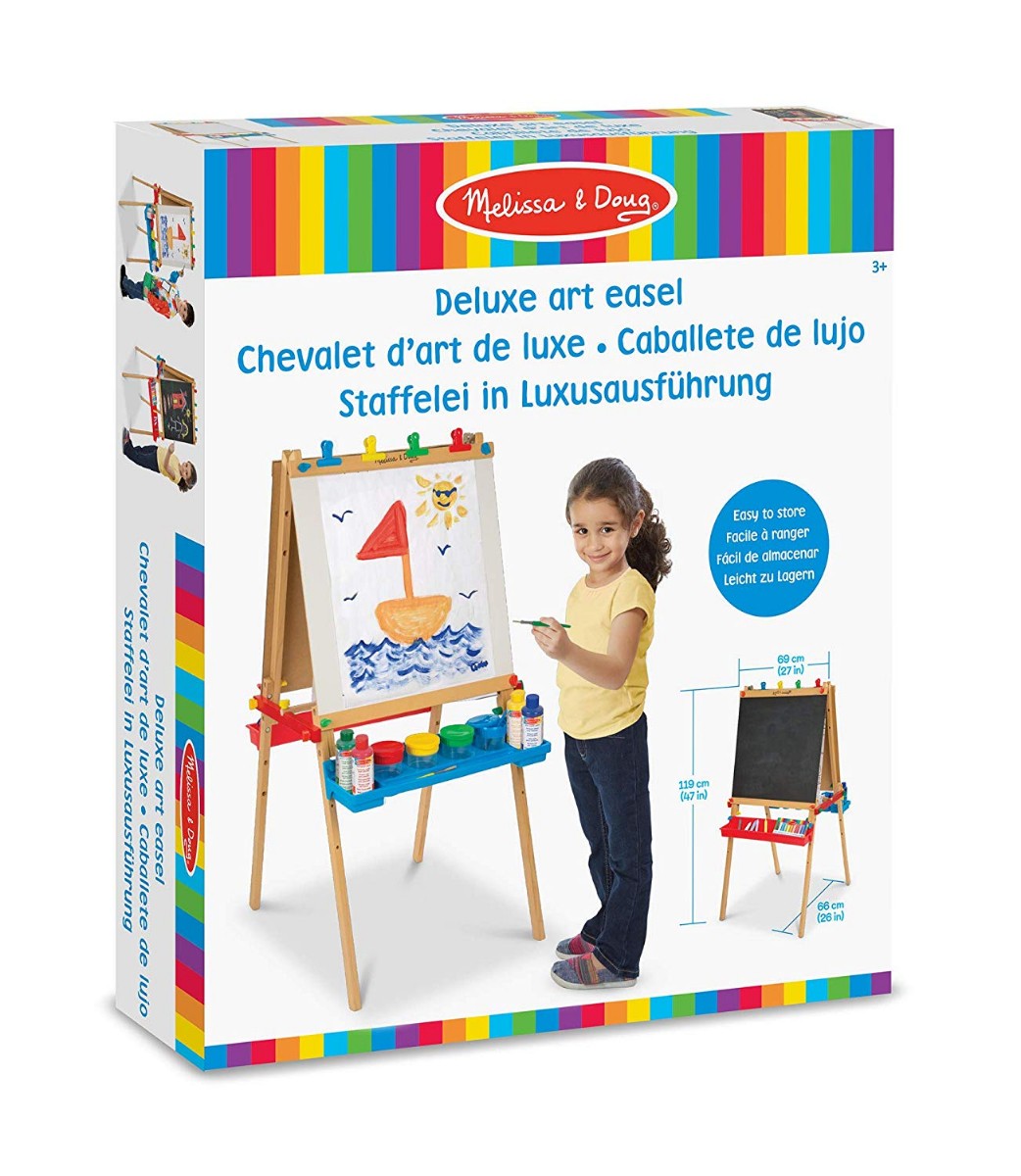 melissa & doug deluxe standing art easel