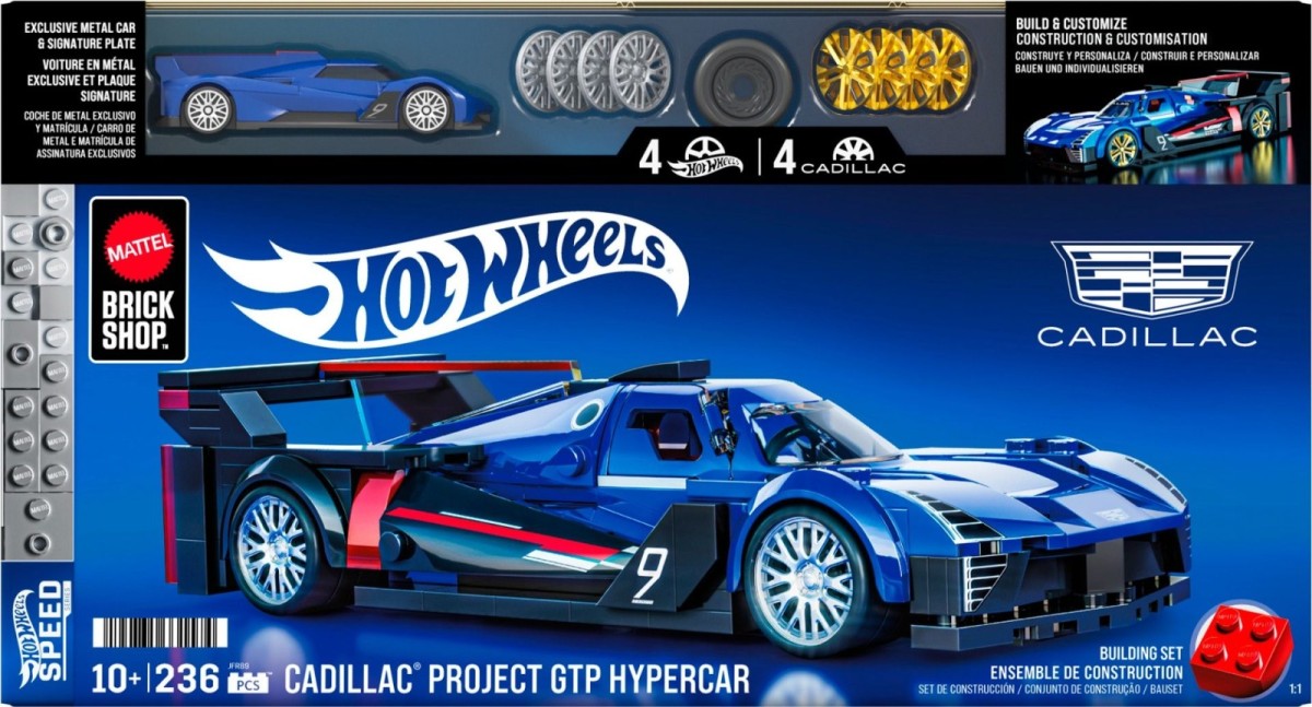 その他 CADILLAC HCT-5-007 Mattel Brick Shop Hot Wheels Cadillac Hypercar JFR89 - ArgosyToys