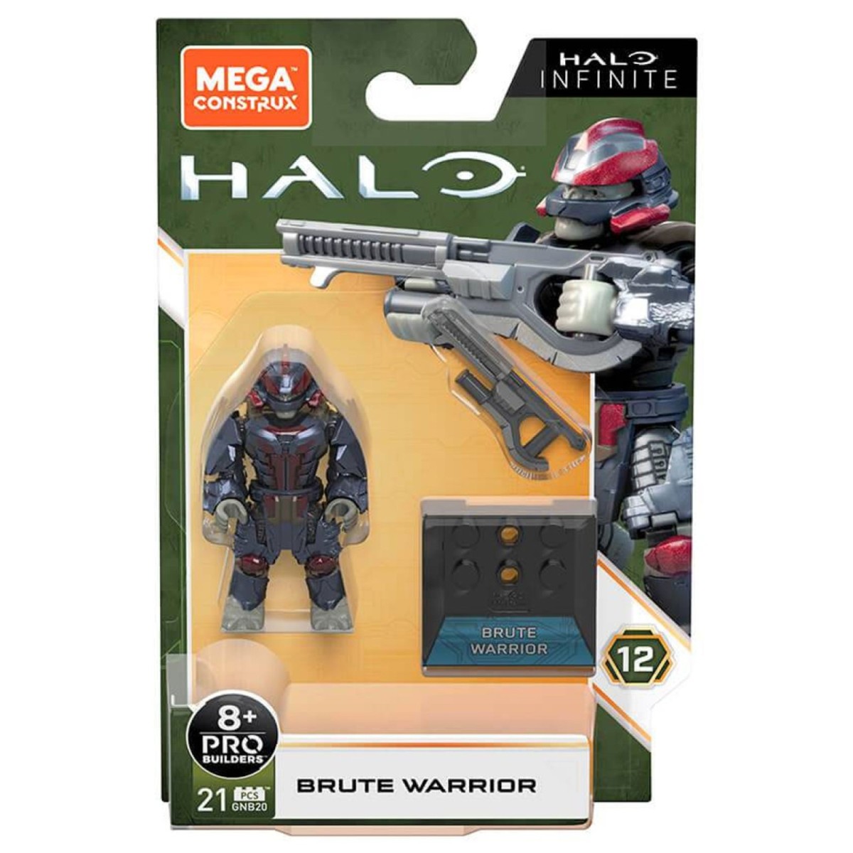 Mega Construx Halo Figure Brute Warrior ArgosyToys