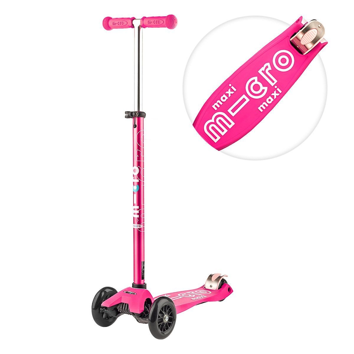 micro maxi deluxe scooter pink