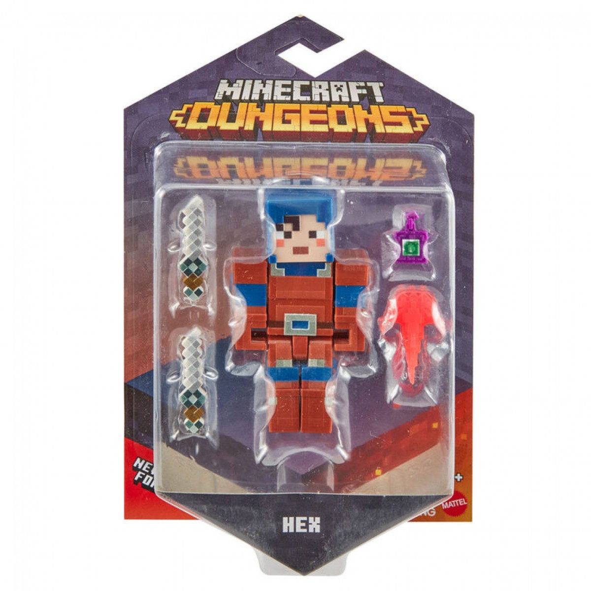 Minecraft Dungeons 3 75inch Action Figure Hex Argosy Toys Minecraft Dungeons 3 75inch Action Figure Hex Argosy Toys