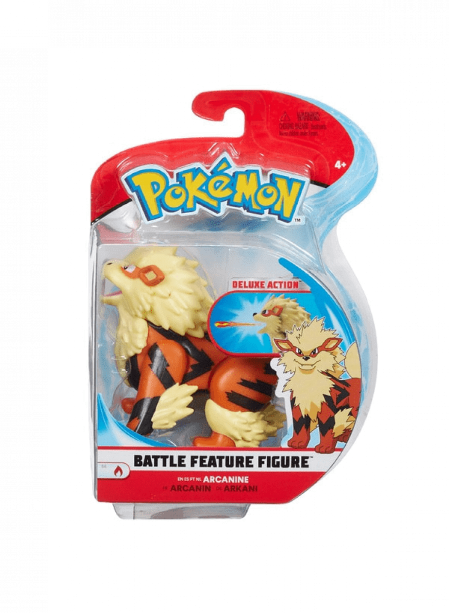 pokemon battle feature figure arcanine