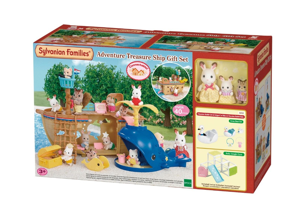 sylvanian families treasure ship