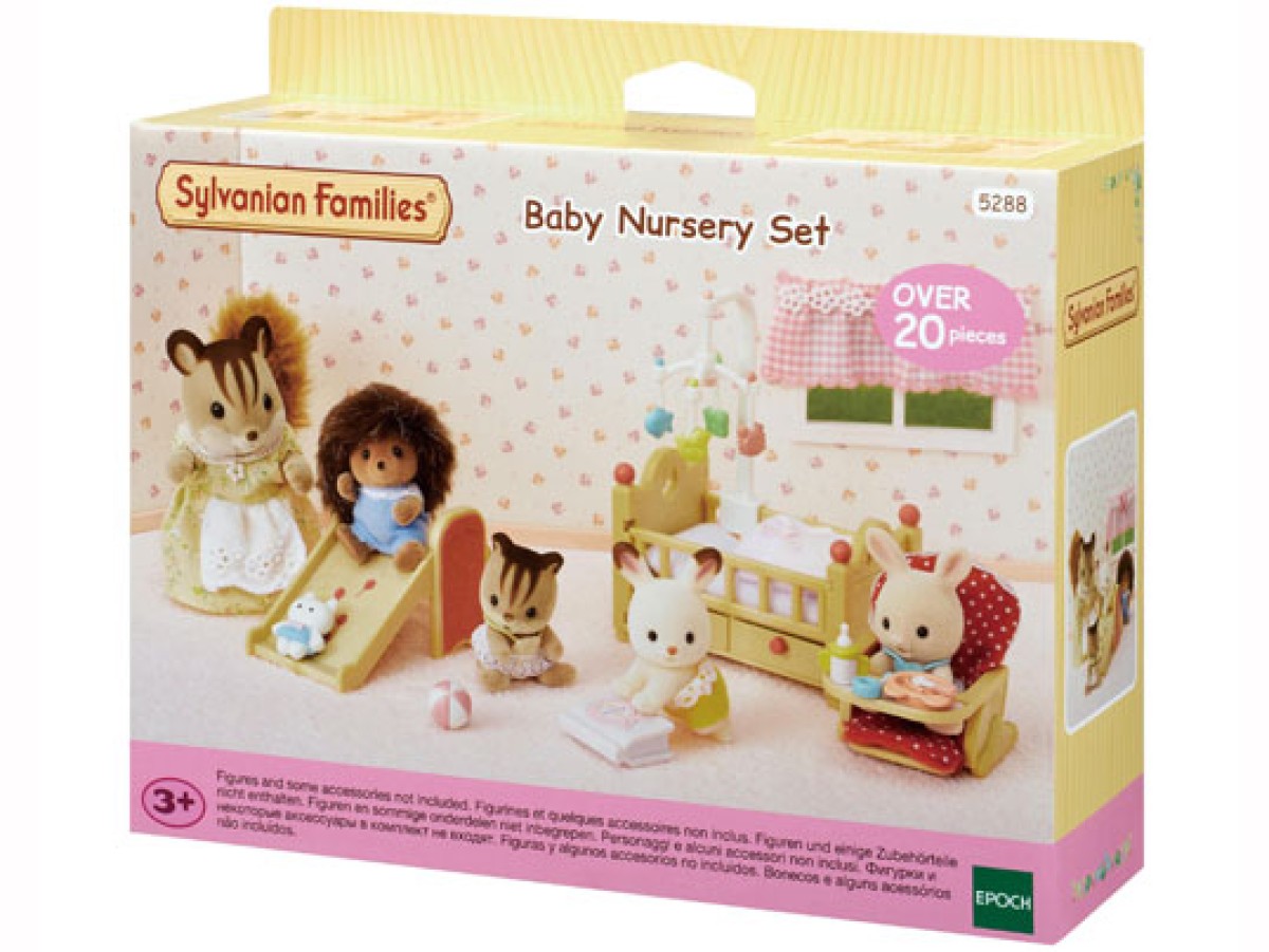 sylvanian families baby crib