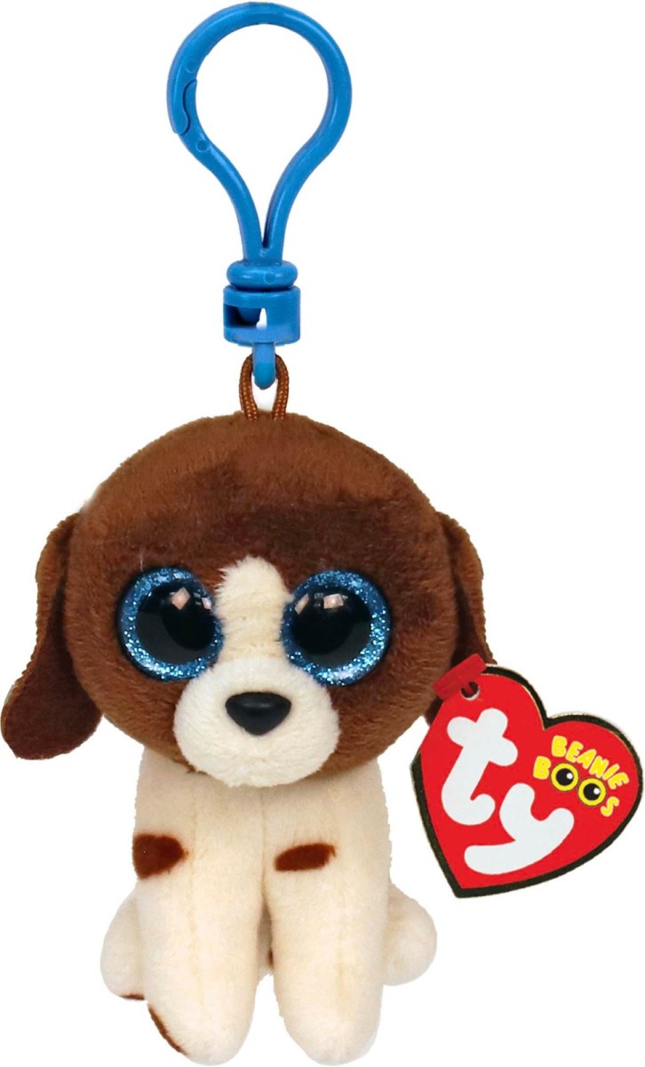 TY Beanie Boos 35245 Muddles Dog Soft Key Clip ArgosyToys