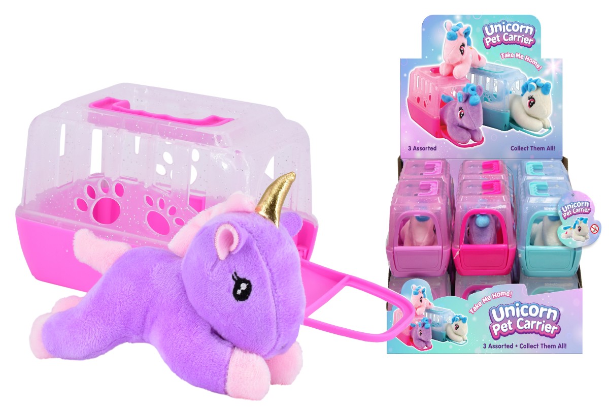 plush unicorn playset