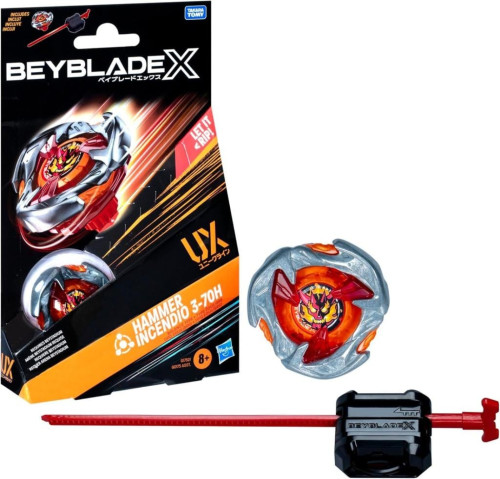 Hasbro BEYBLADE X - UX HAMMER INCENDIO 3-70H - ArgosyToys.co.uk