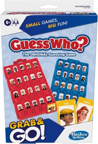 Hasbro Guess Who Grab Go Travel Game ArgosyToys