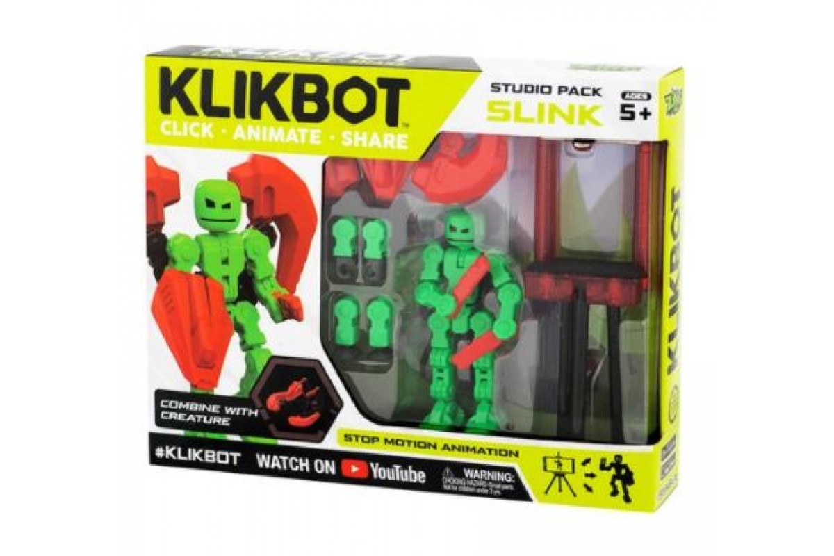 Klikbot Stop Motion Animation Studio Pack - Slink Klikbot Stop Motion Animation Studio Pack - Slink