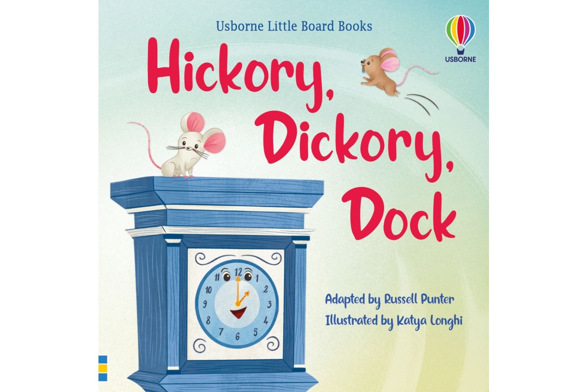 Usborne Little Board Books Hickory Dickory Dock ArgosyToys.co.uk