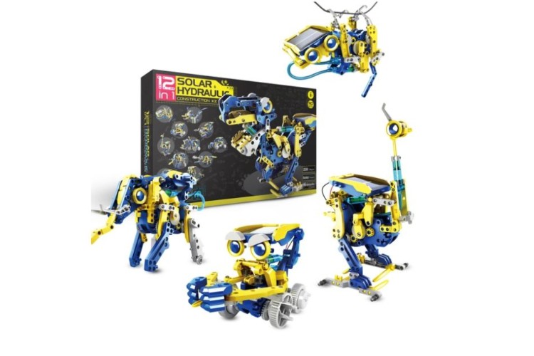 12 in 1 Solar Hydraulic Construction Kit (Similar to Meccano)