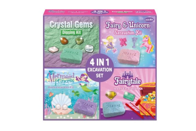 4-In-1 Excavation Set - Pink TY6407