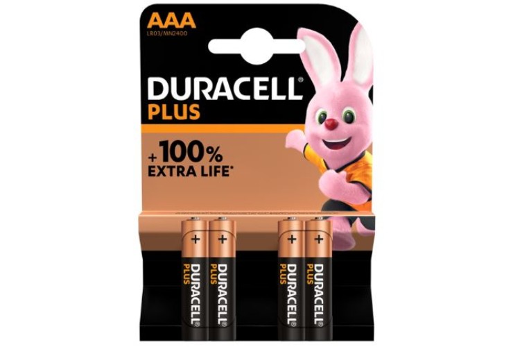 AAA Duracell Batteries 4 Pack