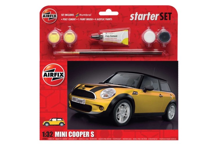 Airfix 1:32 Mini Cooper S Gift Set A55310