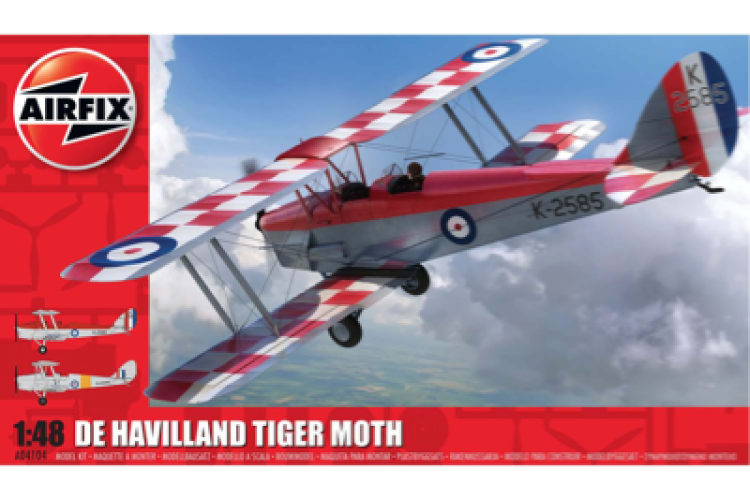Airfix 1:48 De Havilland Tiger Moth A04104