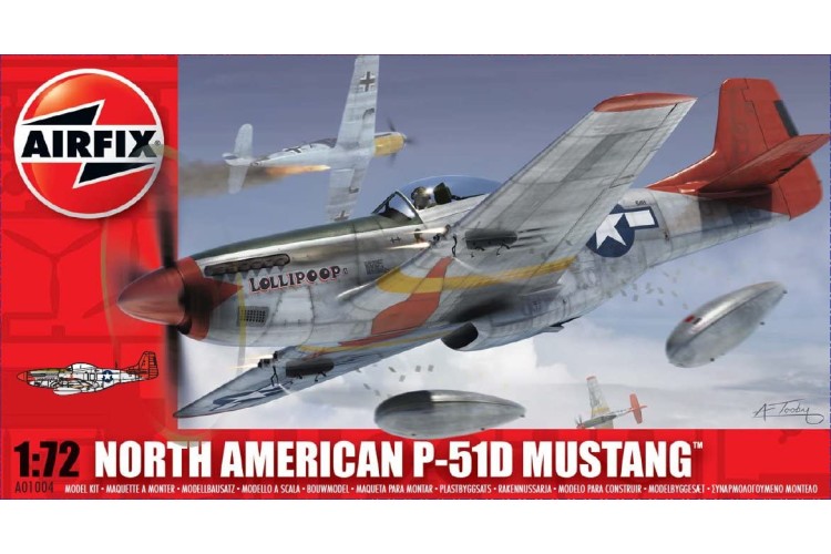Airfix 1:72 North American P-51D Mustang A01004
