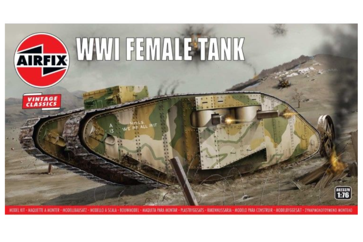 Airfix 1:76 WWI Female Tank A02337V