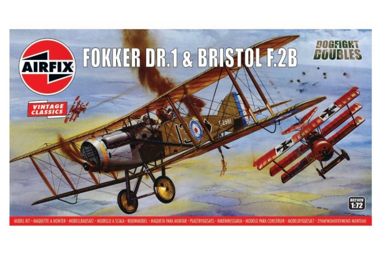 Airfix Vintage Classics Fokker Dr.1 & Bristol F.2B A02141V 