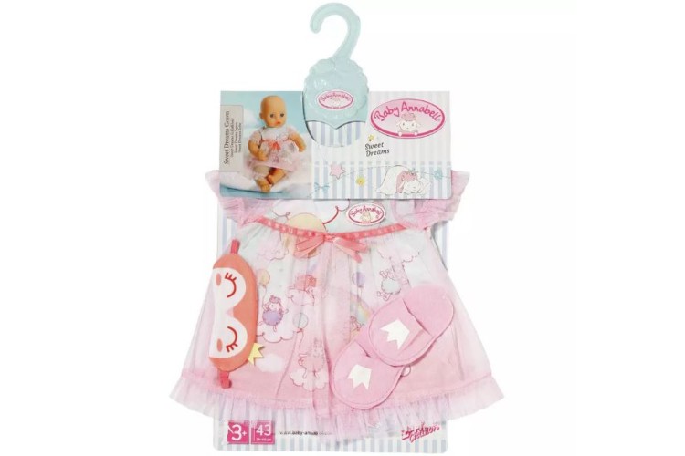 Baby Annabell Sweet Dreams Gown 