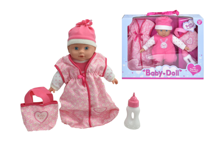 Baby Doll With Sleep Bag & Accessories TY1737