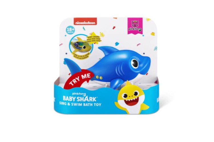 Baby Singing Shark Sing & Swim Bath Toy Assortment