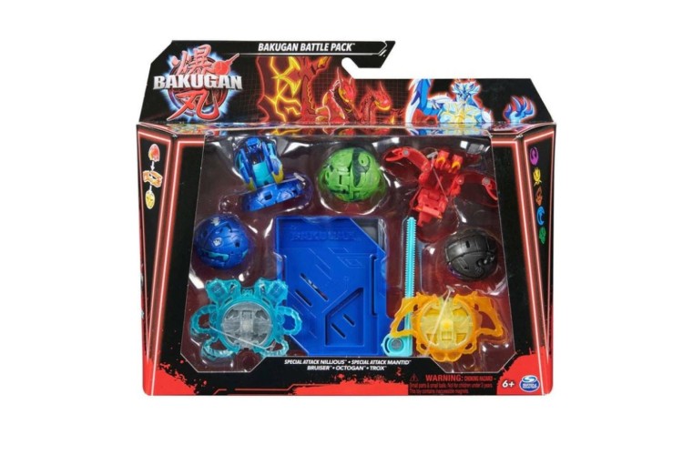 Bakugan Battle Pack - Special Attack Nillious, Special Attack Mantid, Bruiser, Octogan, Trox