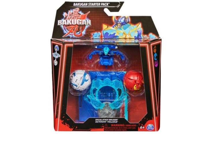 Bakugan Starter Pack - Special Attack Bruiser, Octogan, Nillious