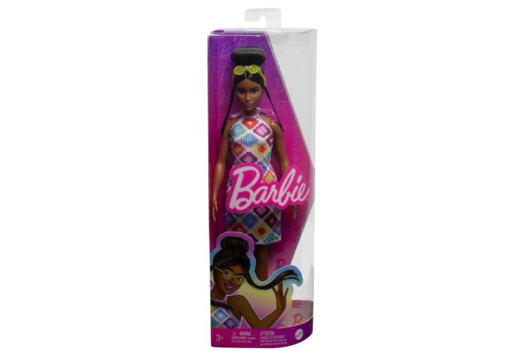 Barbie Fashionistas Doll - 210 Bun And Crochet Halter Dress FBR37/HJT07