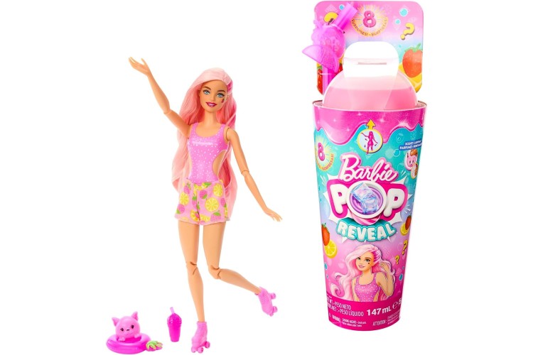 Barbie Juicy Pop Reveal (Pink) HNW40