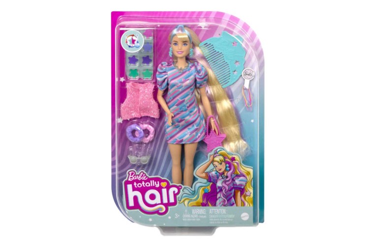 Barbie Totally Hair Doll - Star Theme HCM88