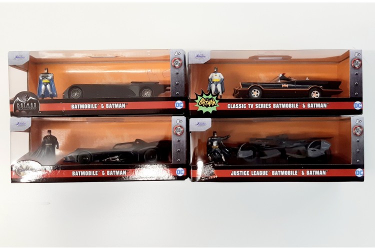 Batman Batmobile Die Cast 1:32 Vehicle & Figure Assortment