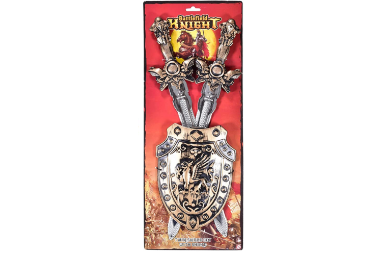 Battlefield Knight Twin Sword Set With Shield TY6588