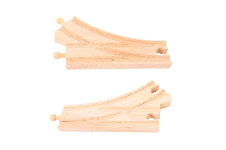 Bigjigs Rail - Curved Points BJT107