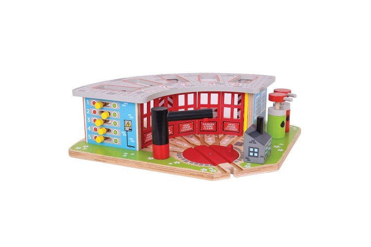 Bigjigs Rail - Five Way Engine Shed BJT192