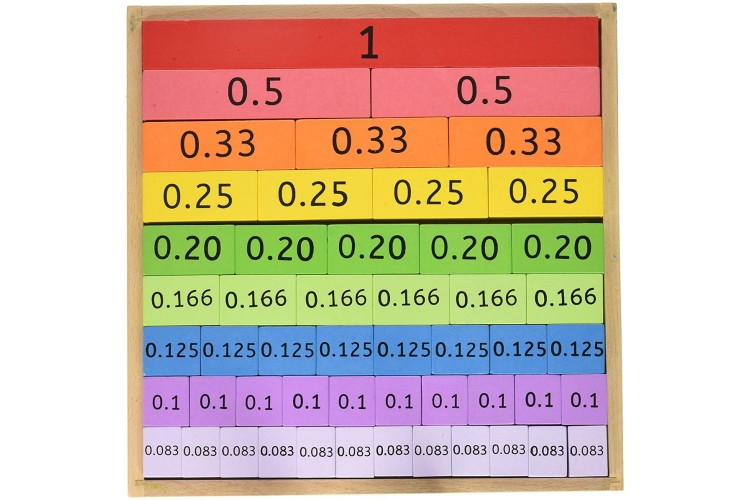 Bigjigs Fractions Tray BJ229