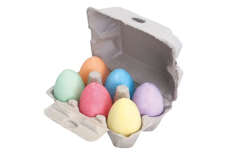 Bigjigs Box of Chalk Eggs 32015