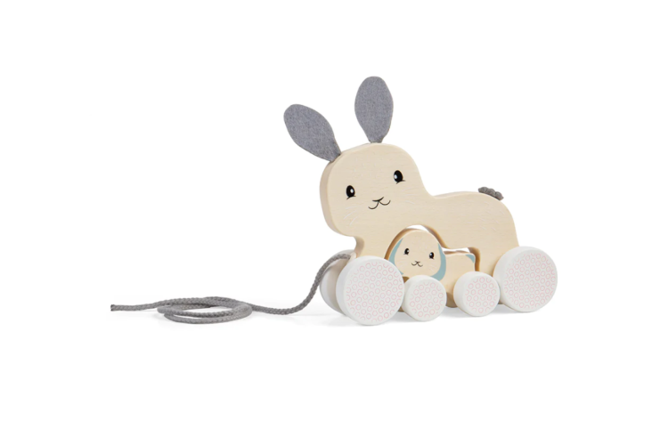 Bigjigs Bunny & Baby Pull Along 35029 (12m+)