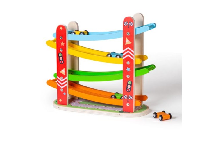 Bigjigs Car Racer Wooden Toy 3+ BJ173