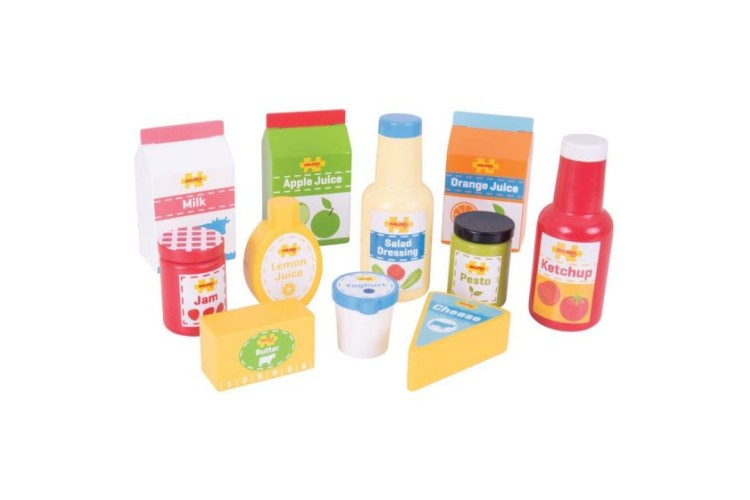 Bigjigs Chilled Groceries Wooden Food BJ624