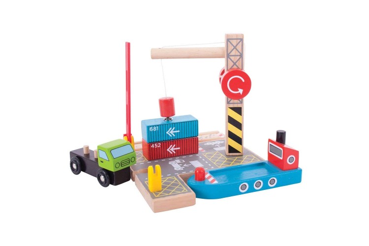 Bigjigs Rail - Container Shipping Yard BJT254