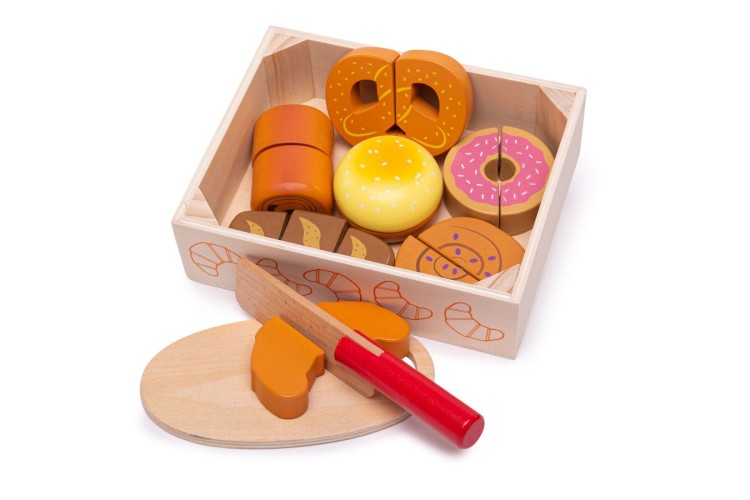 Bigjigs Cutting  Bread and Pastries set BJ487
