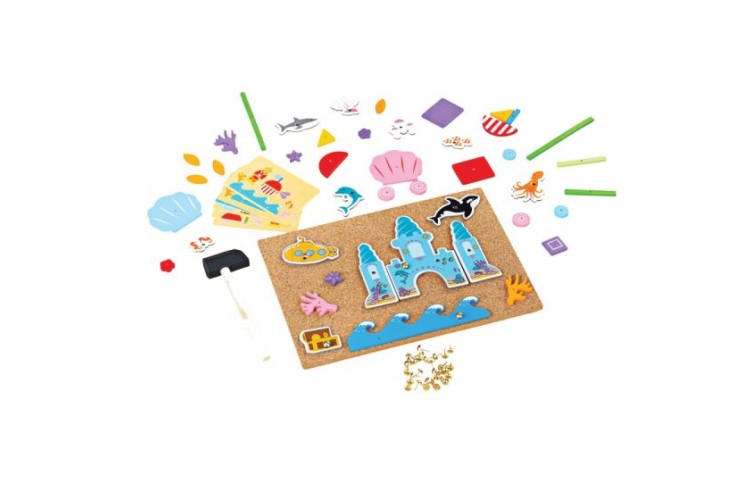 Bigjigs Deluxe Pin-A-Shape Under The Sea BJ407